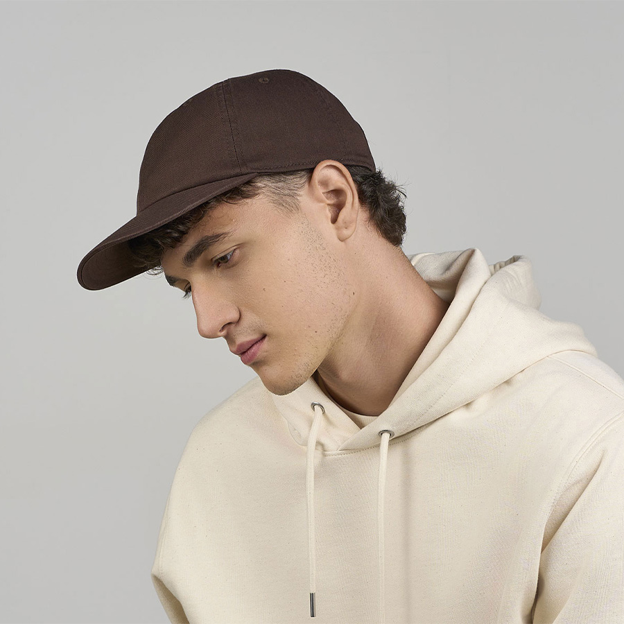 Бейсболка DAD HAT-S, 6 клиньев, металлическая застежка, белый-5