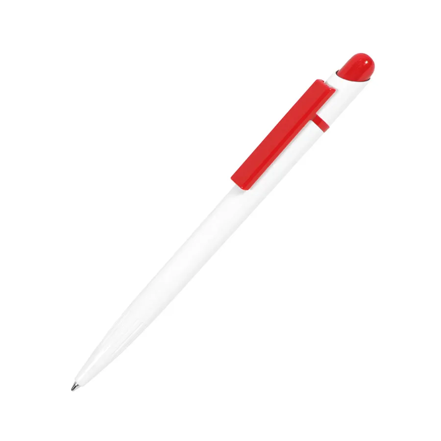 Ручка шариковая MIR, белый, красный-1