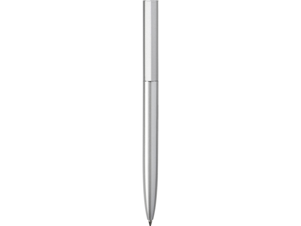 Шариковая металлическая ручка Minimalist, серебристая-1