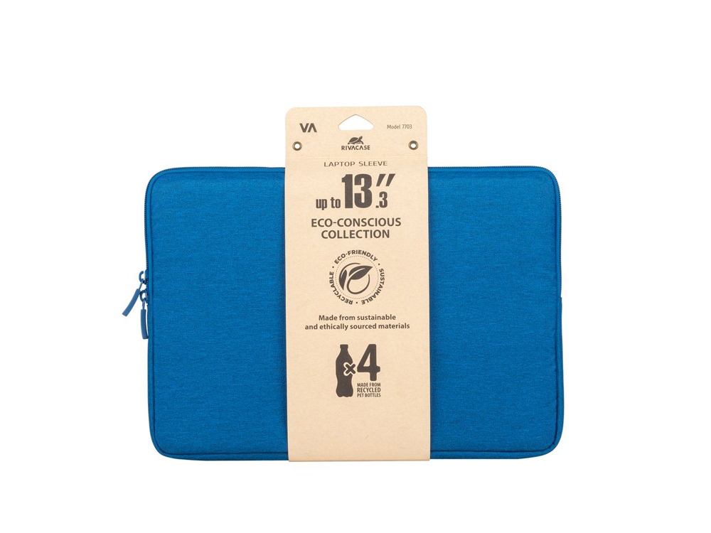 RIVACASE 7703 azure blue ECO чехол для ноутбука 13.3-14 / 12-2