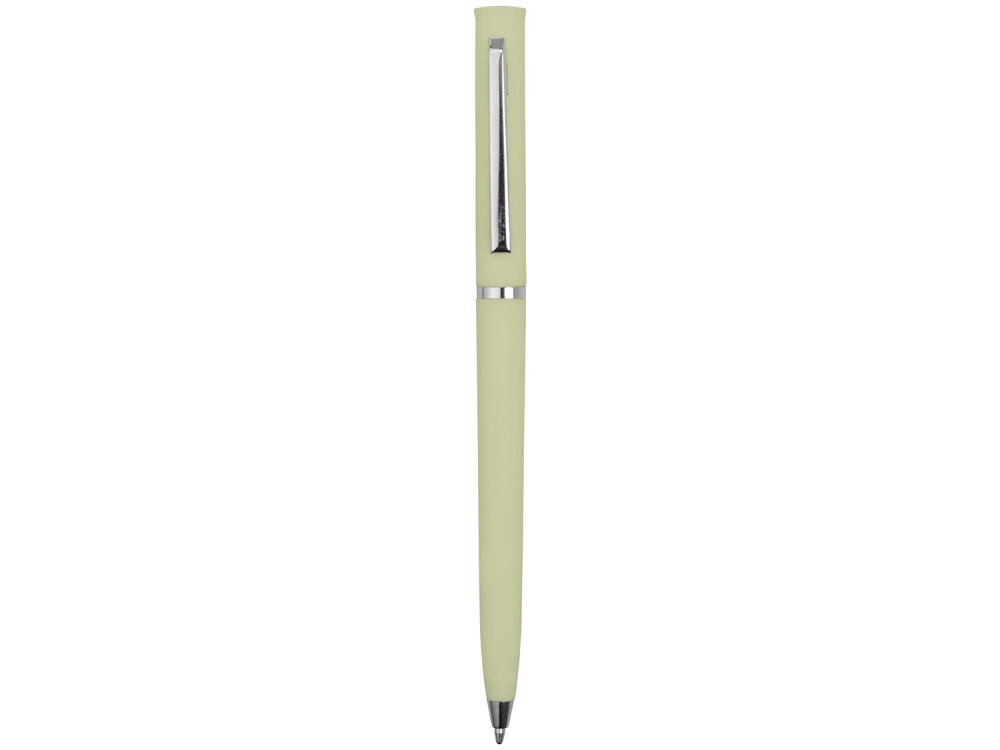 Ручка пластиковая шариковая Navi soft-touch, оливковый-1