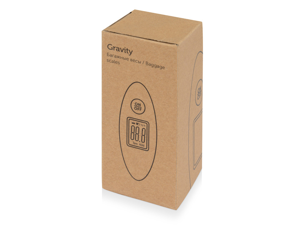 Багажные весы с покрытием soft touch Gravity, серый-6