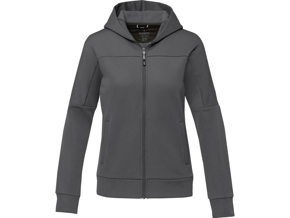 Женская спортивная трикотажная куртка Nubia на молнии, storm grey-1