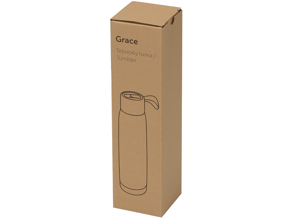 Термобутылка Grace 320мл, белый-12