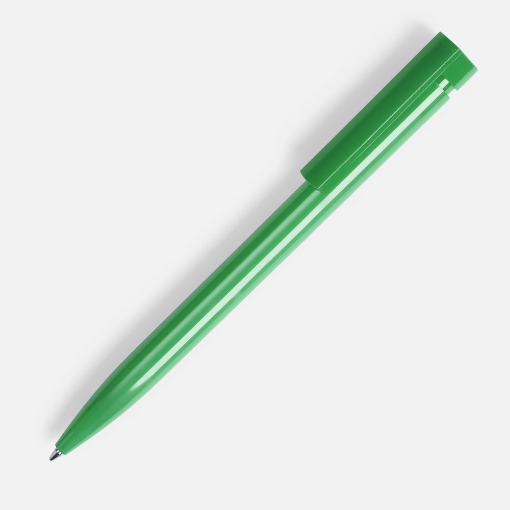 Ручка шариковая Liberty Polished, зеленая-1