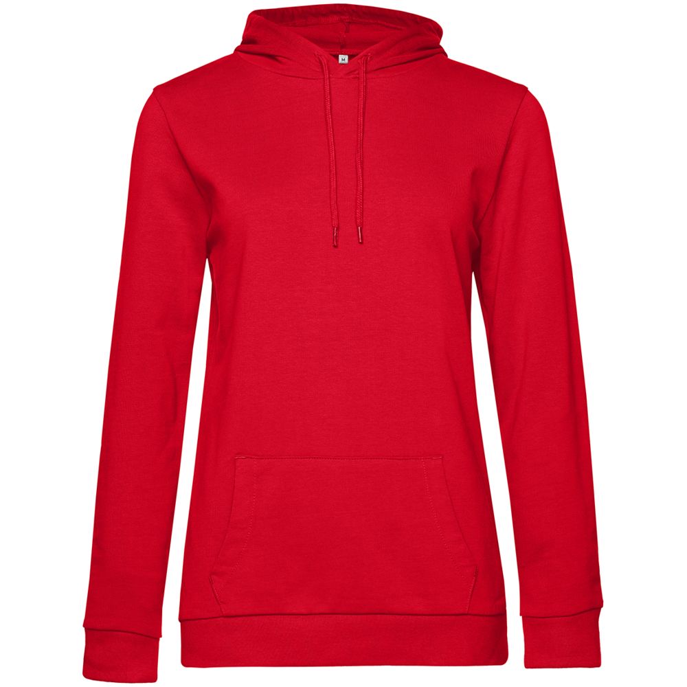 Толстовка с капюшоном женская Hoodie, красная-0