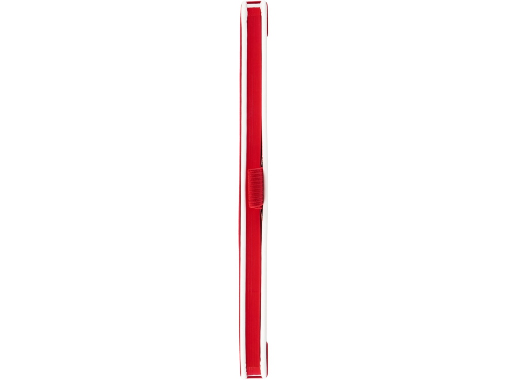Блокнот ColorNote White, твердая обложка A5, 80 листов, белый с красным-3