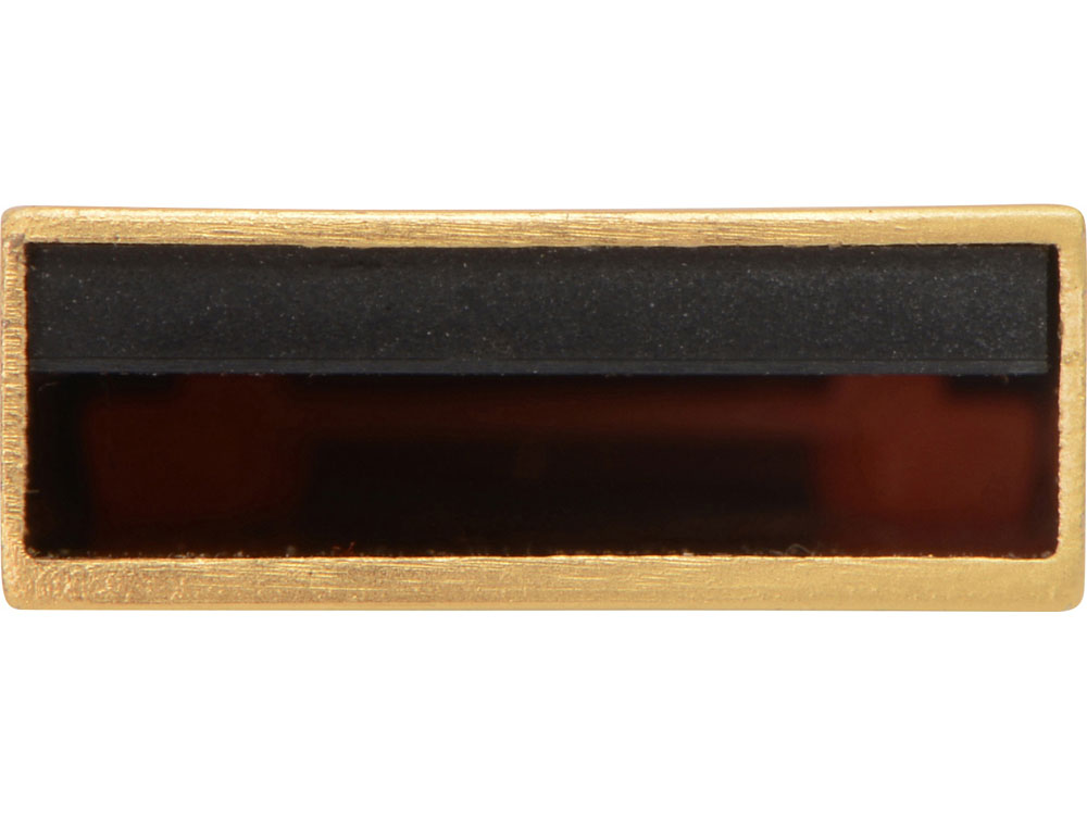 USB 2.0-флешка на 32 Гб с мини чипом и круглым отверстием, золотистыйй-4