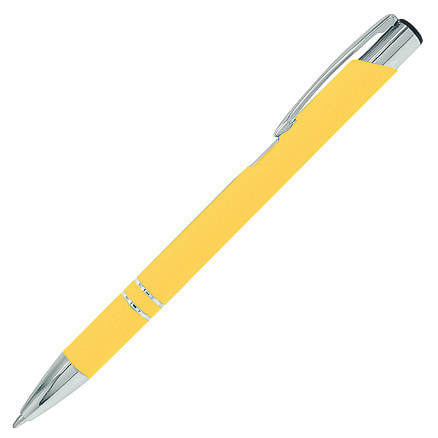 Ручка шариковая Legend Soft Touch, Жёлтый-0