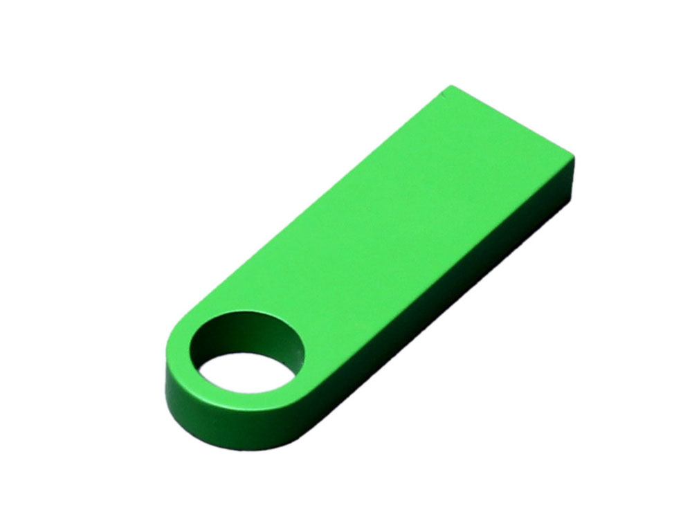 USB 3.0-флешка на 128 Гб с мини чипом и круглым отверстием, зеленый-1