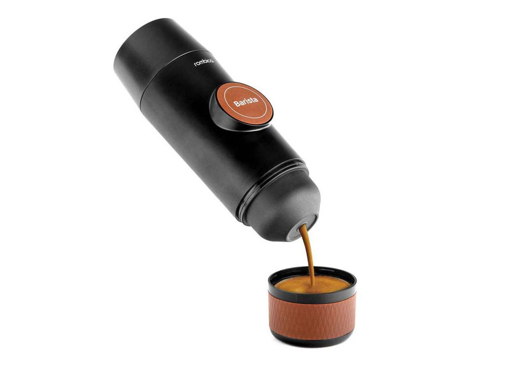 Портативная кофемашина Rombica Barista CTG-1 с логотипом Rombica-1