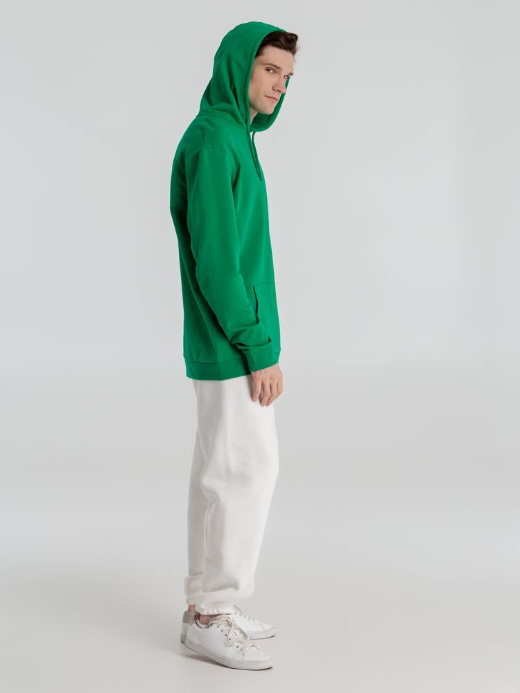 Толстовка с капюшоном унисекс Hoodie, зеленая-8