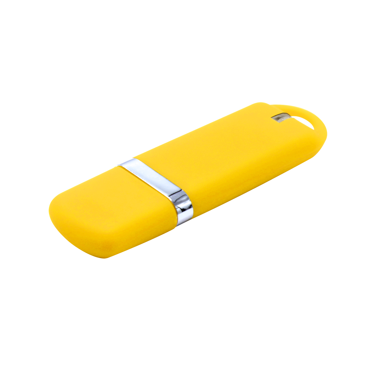 Флешка Shape с покрытием Софт Тач 16 GB, Жёлтый-0