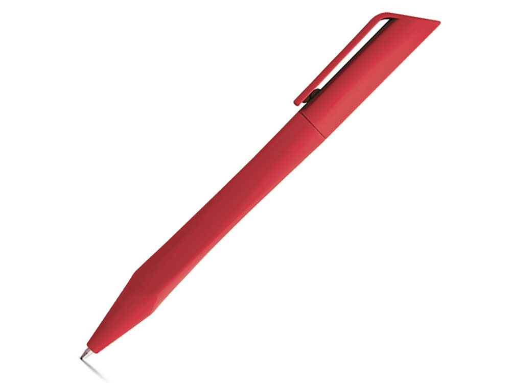 BOOP. Шариковая ручка с поворотным механизмом, Красный-0