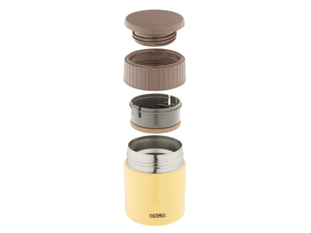 Термос из нерж. стали для еды тм THERMOS JBQ-400-BNN 0.4L, желтый-1