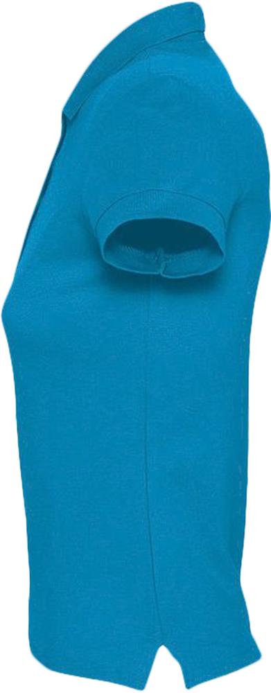 Рубашка поло женская Passion 170, ярко-бирюзовая-3