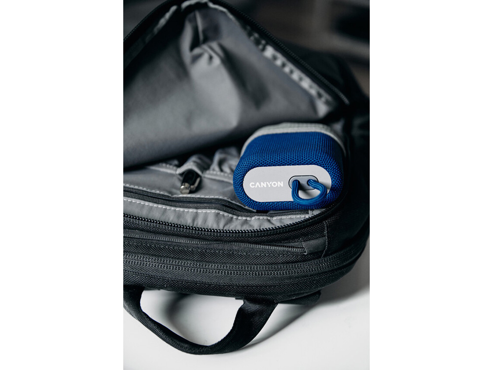 Портативная беспроводная колонка Canyon BSP-4, 5W, 1200mAh, синяя-3
