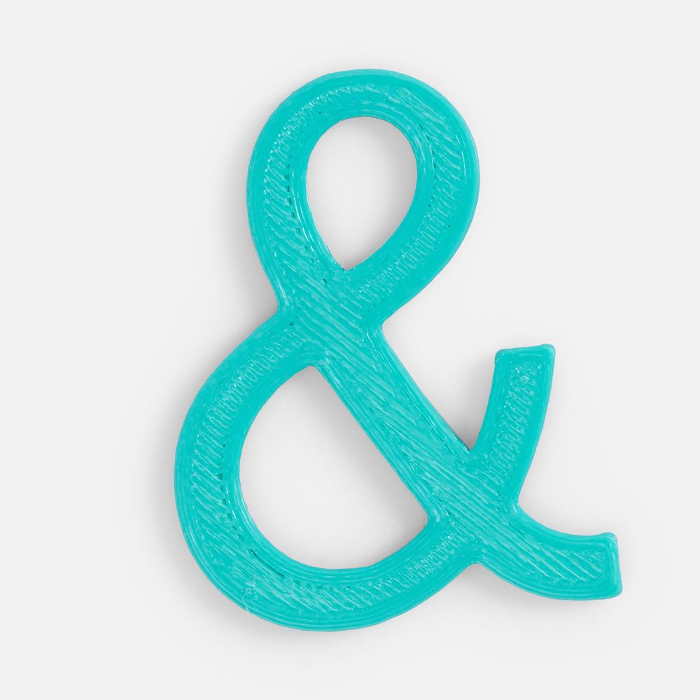 Подвеска Symbol, 3D-печать на заказ, амперсанд-0