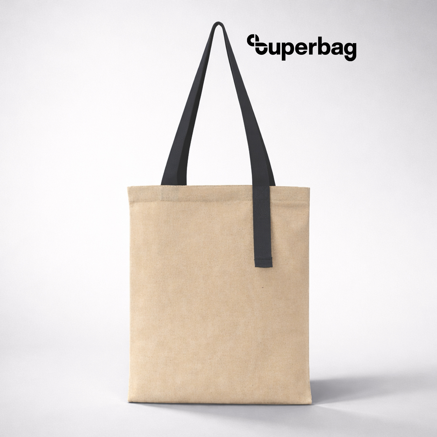 Шоппер Superbag Light, с внутренним креплением (полукольцо) (неокрашенный с серым)-0