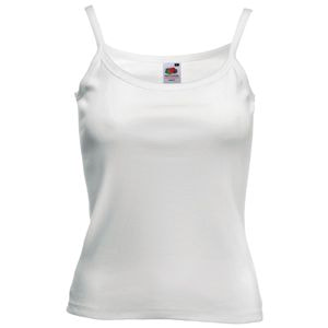 Майка женская "Lady-fit Strap T", белый-0