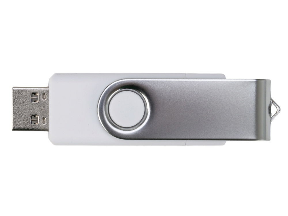 USB3.0/USB Type-C флешка на 32 Гб Квебек C, белый-4