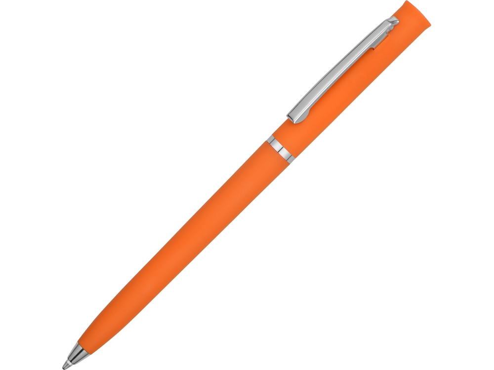 Ручка шариковая Navi soft-touch, оранжевый-0