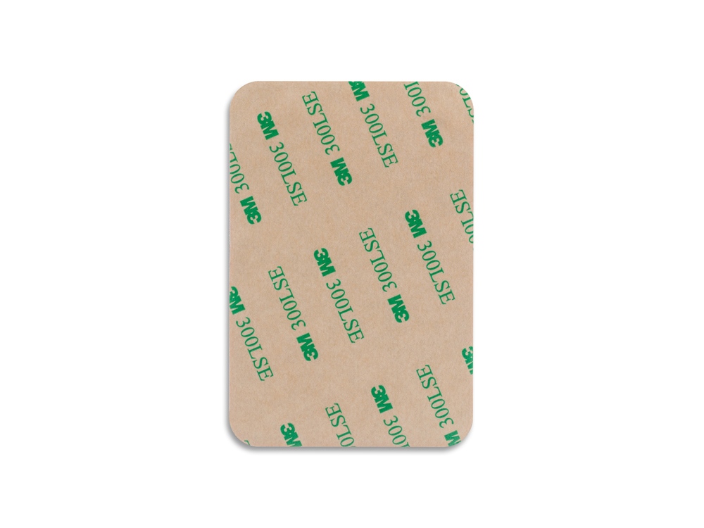 Чехол-картхолдер Favor на клеевой основе на телефон для пластиковых карт и и карт доступа, зеленый-2