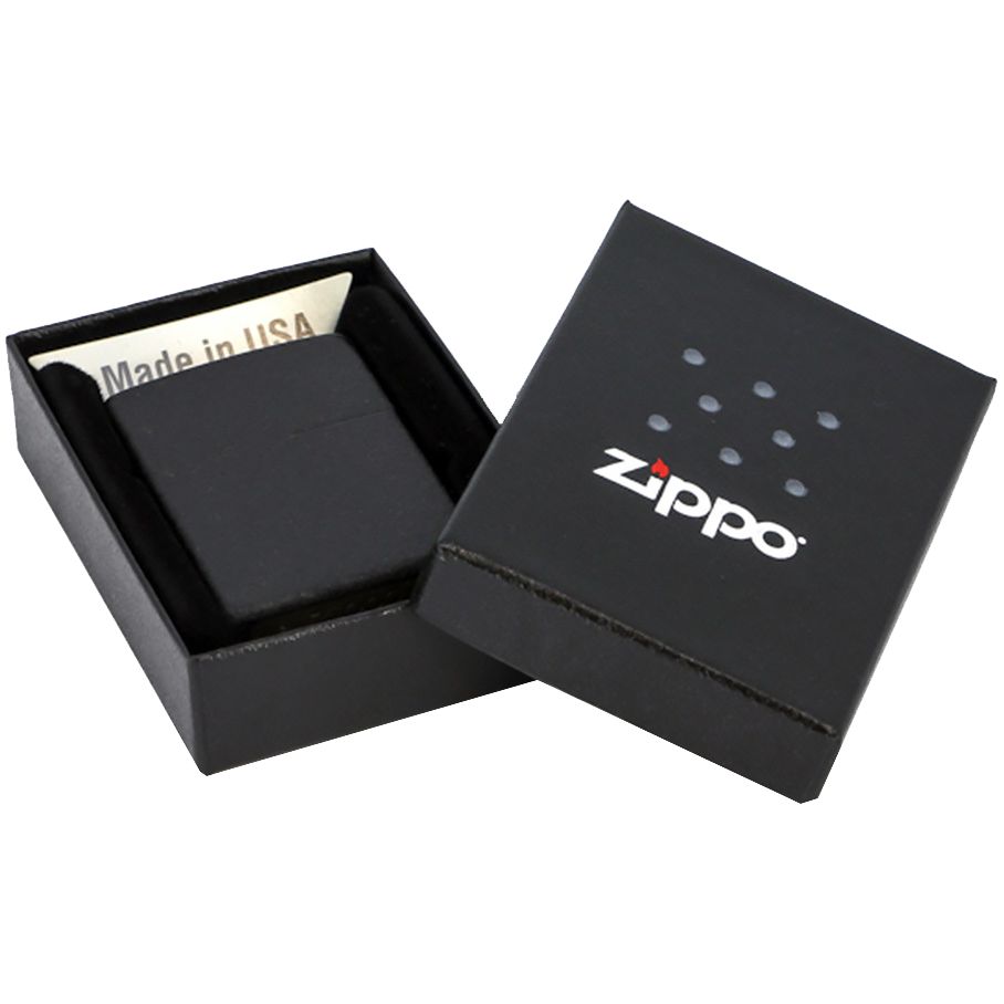 Зажигалка Zippo Classic Matte, матовая черная-1