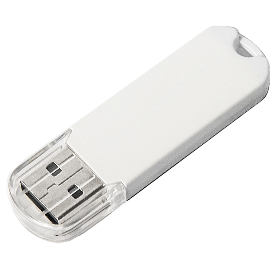USB flash-карта UNIVERSAL (8Гб), белая, 5,8х1,7х0,6 см, пластик, белый-0