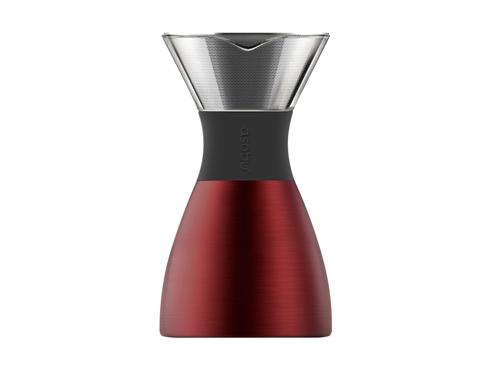 Кофеварка POUR OVER, 1000 мл, красный/черный-0