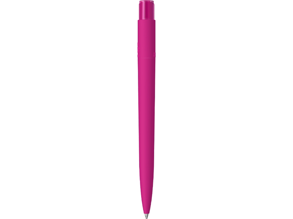 Шариковая ручка RECYCLED PET PEN PRO K transparent GUM soft-touch, розовый-3