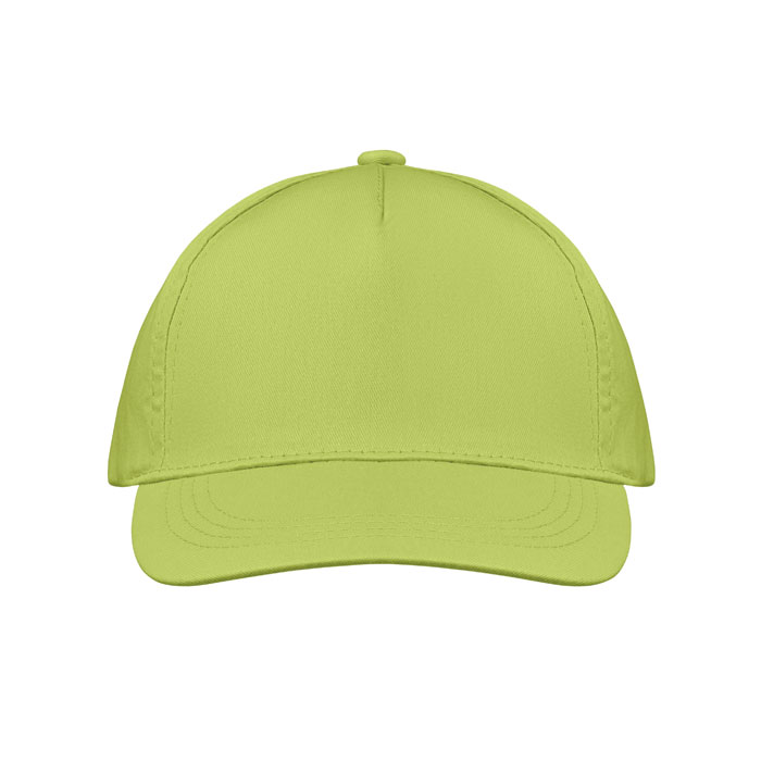 5 panel baseball cap, лайм-4