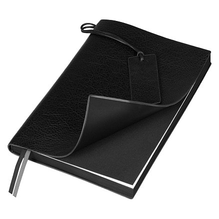 Ежедневник Flexy Foggia Leatherette B5, Чёрный-0