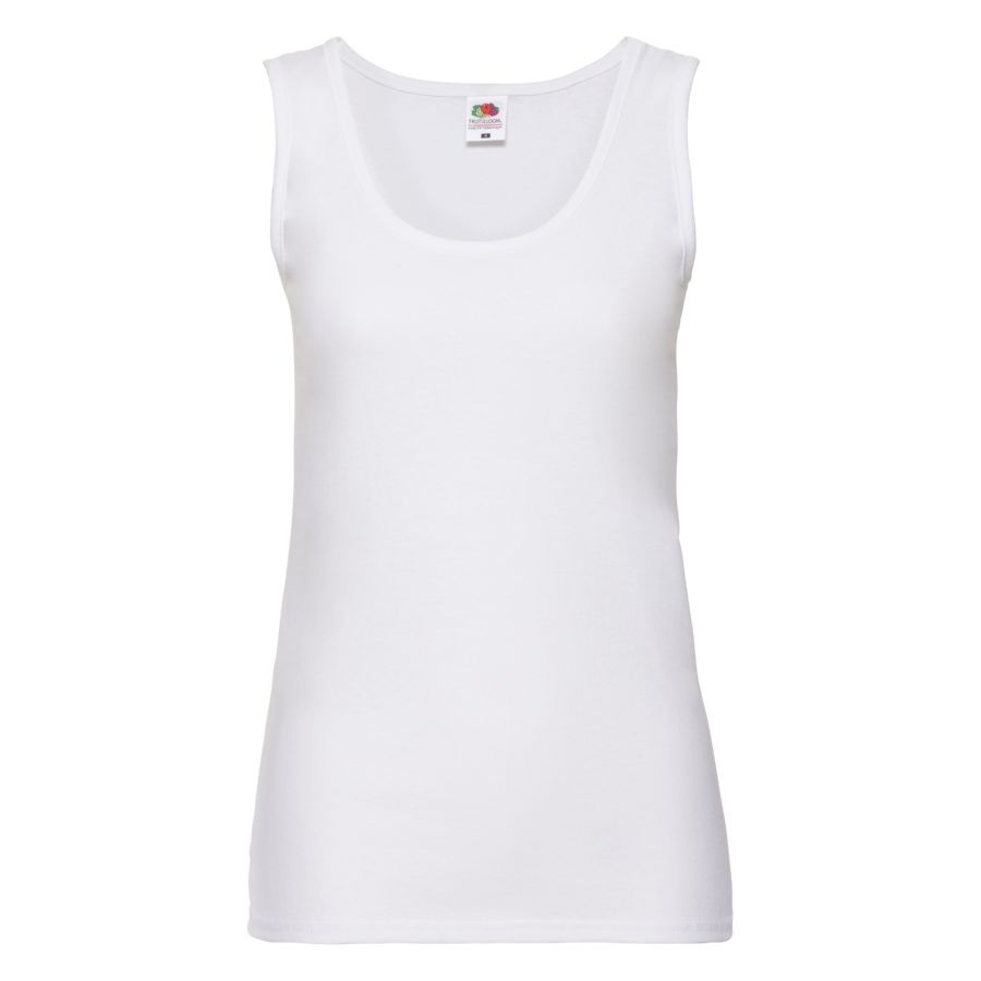 Майка женская Lady-Fit Valueweight Vest, белый-0