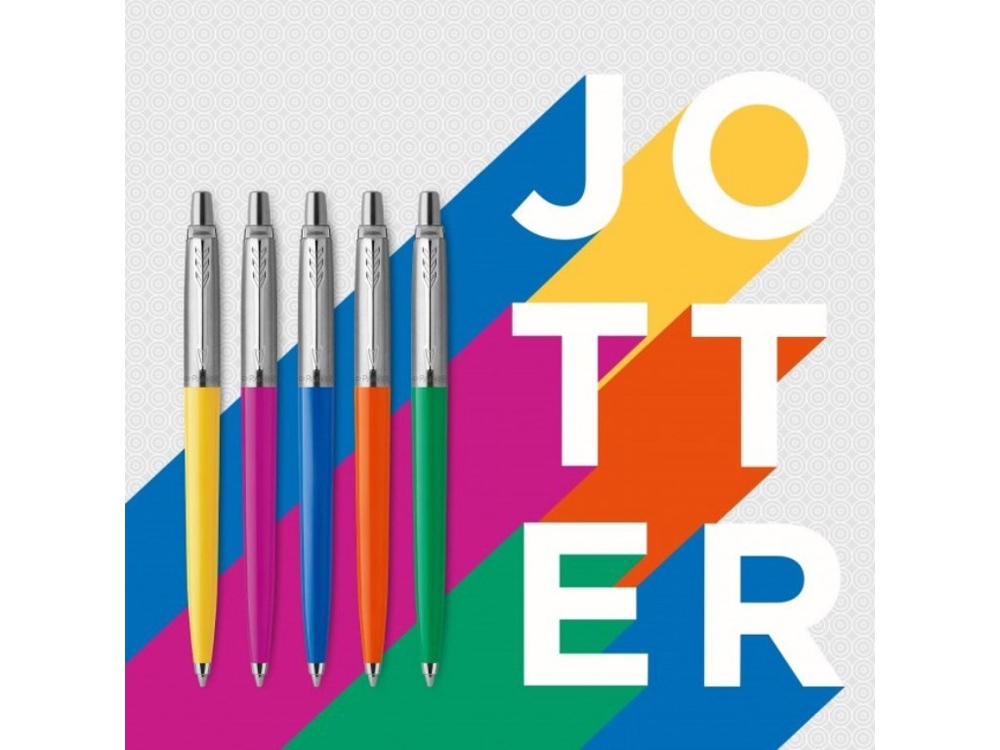 Шариковая ручка Parker Jotter, цвет GREEN, цвет чернил синий, толщина линии M , в подарочной коробке-6