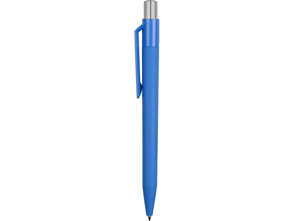 Ручка шариковая UMA ON TOP SI GUM soft-touch, синий-2