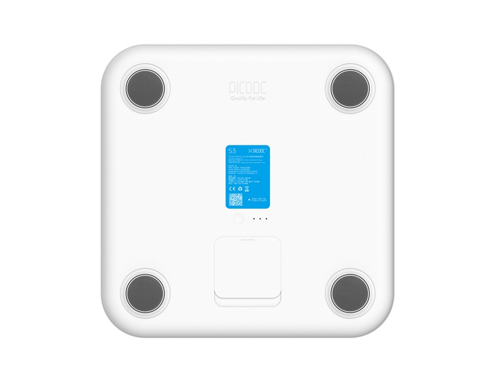 Умные диагностические весы с Wi-Fi Picooc S3 White (6924917716943), белый-4