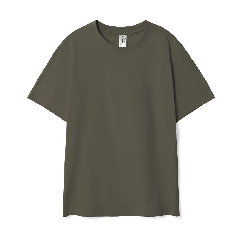 Футболка детская Regent Kids 150, темный хаки-1