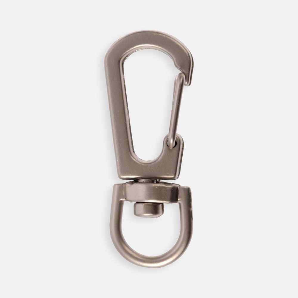 Застежка-карабин Snap Hook, S, серебристая-0