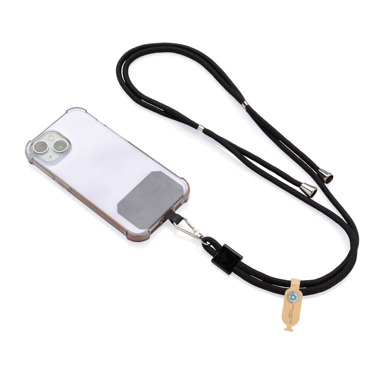 Ремешок-держатель для телефона CarryLoop из rPET RCS-2