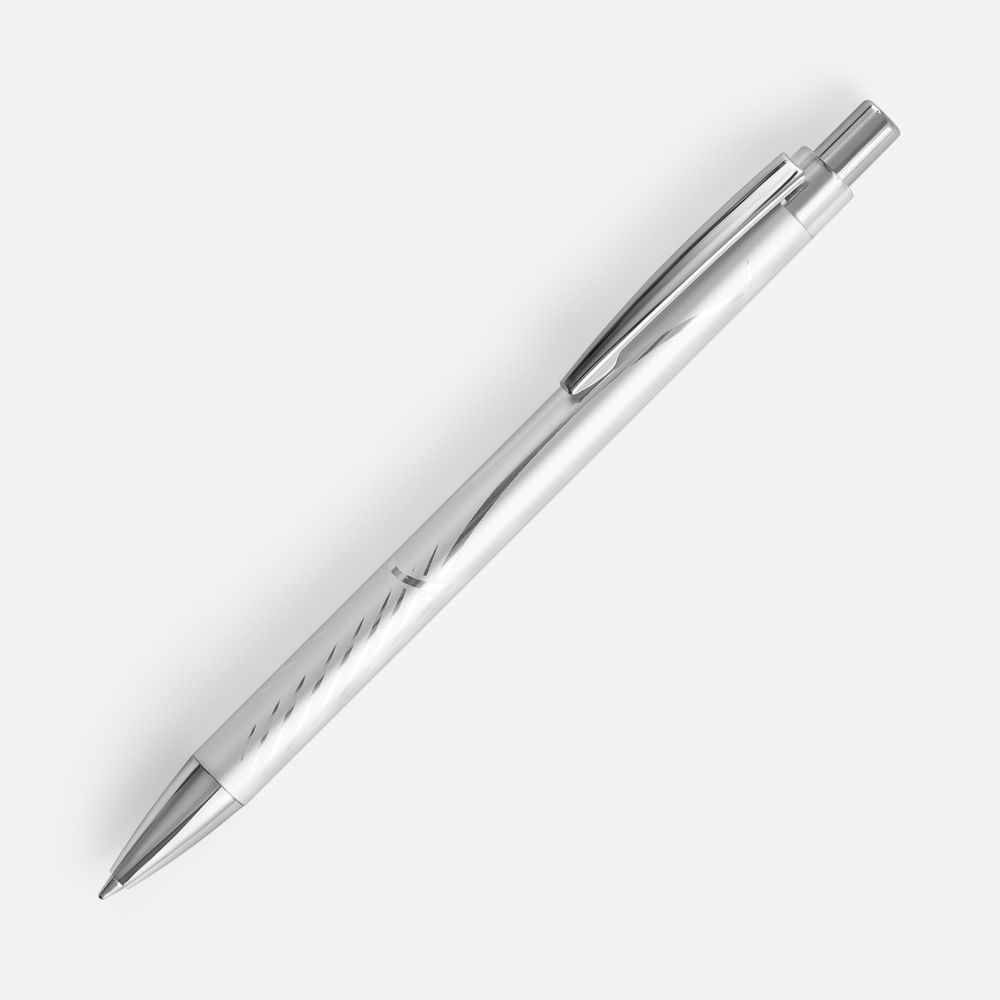 Ручка шариковая SparkLine, серебристая-0