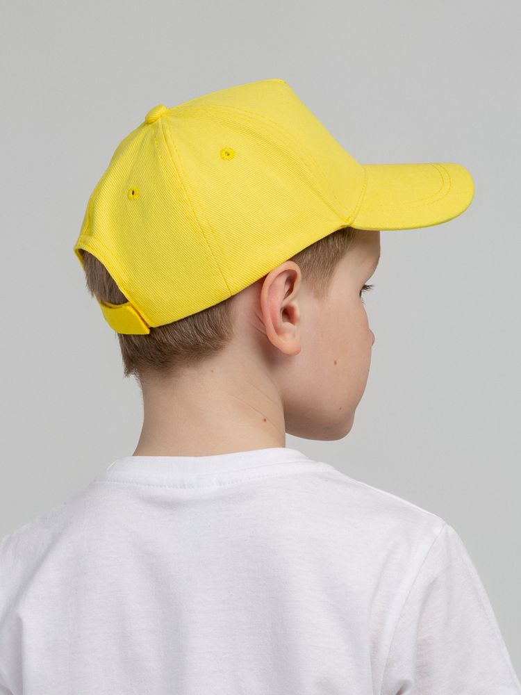 Бейсболка детская Standard Kids, желтая-4