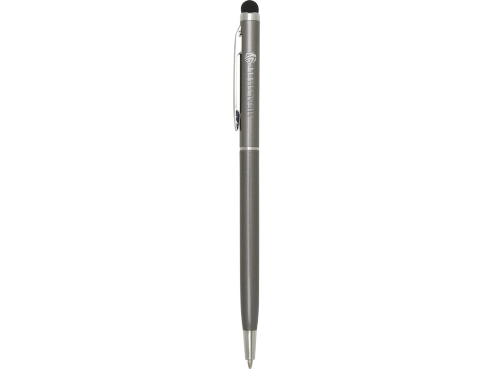 Шариковая ручка Ore алюминиевая со стилусом - Titanium-4
