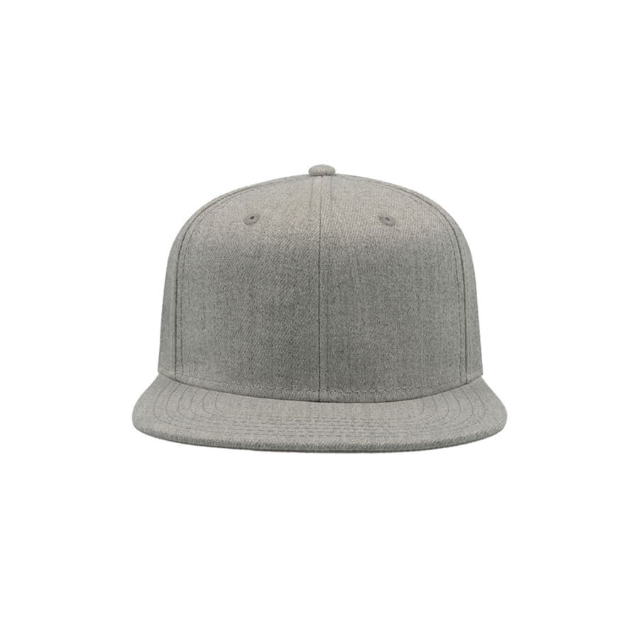 Бейсболка SNAP BACK, 6 клиньев, пластиковая застежка, серый-4
