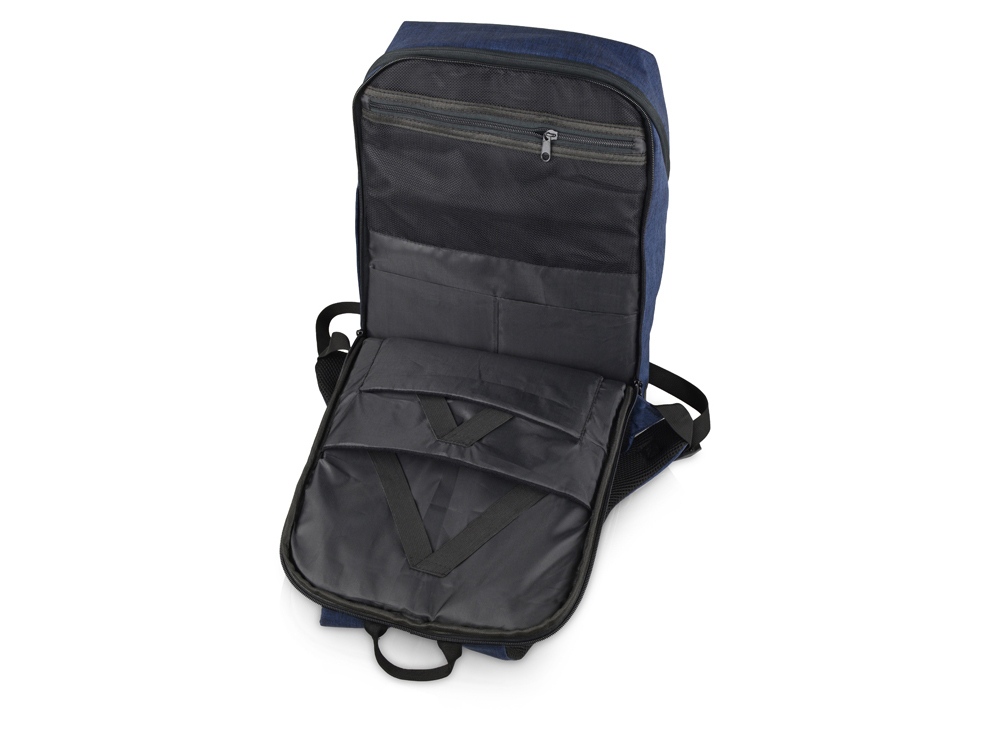 Рюкзак Bronn с отделением для ноутбука 15.6, синий меланж-3