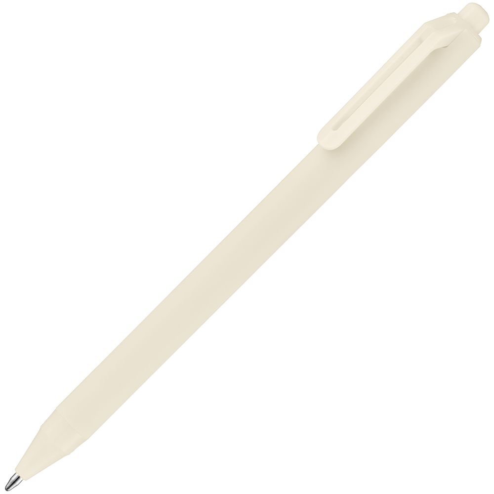 Ручка шариковая Cursive Soft Touch, бежевая-1
