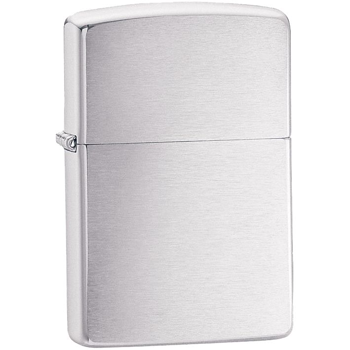 Зажигалка Zippo Armor Brushed, матовая серебристая-0