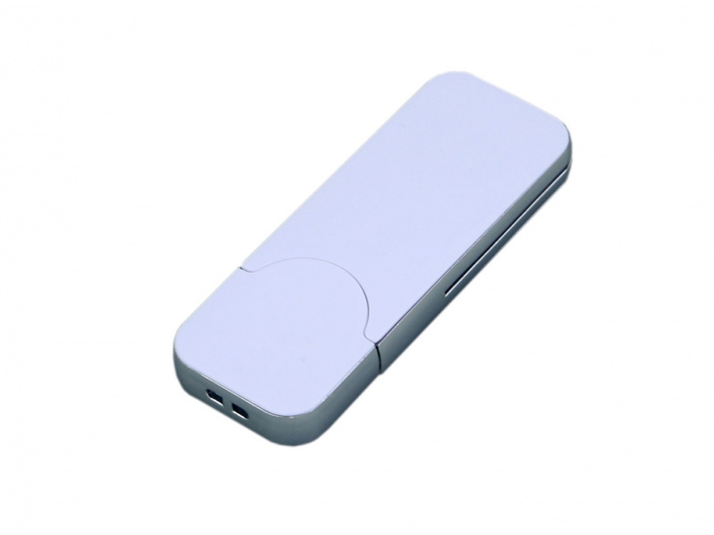 USB-флешка на 128 Гб в стиле I-phone, прямоугольнй формы, белый-0