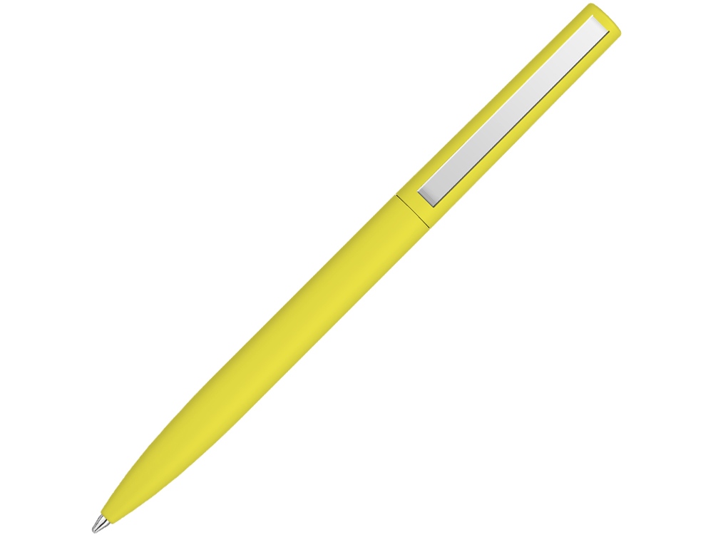 Шариковая ручка  Bright F Gum soft-touch, желтый-0