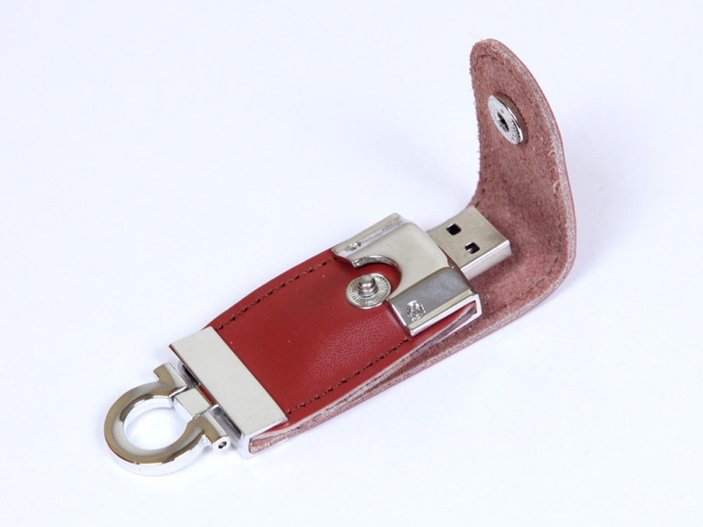 USB-флешка на 32 Гб в виде брелка, коричневый-0